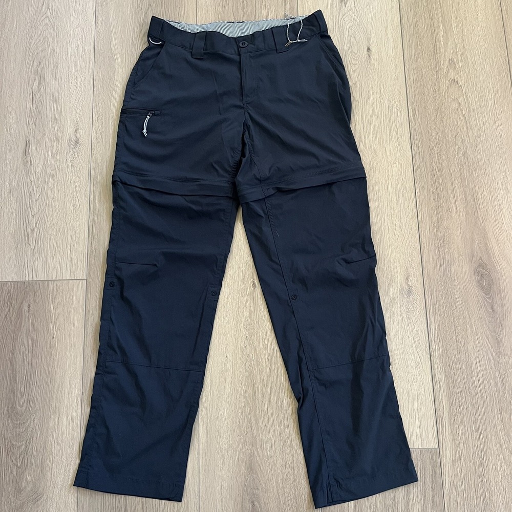 World Wide Sportsman Convertible Cargo Pants Women's Sz 8 Black Hiking Outdoor